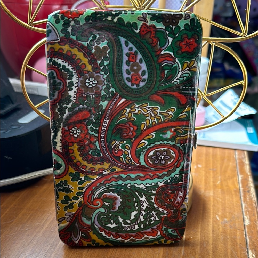 I Squared Colorful Paisley Wallet